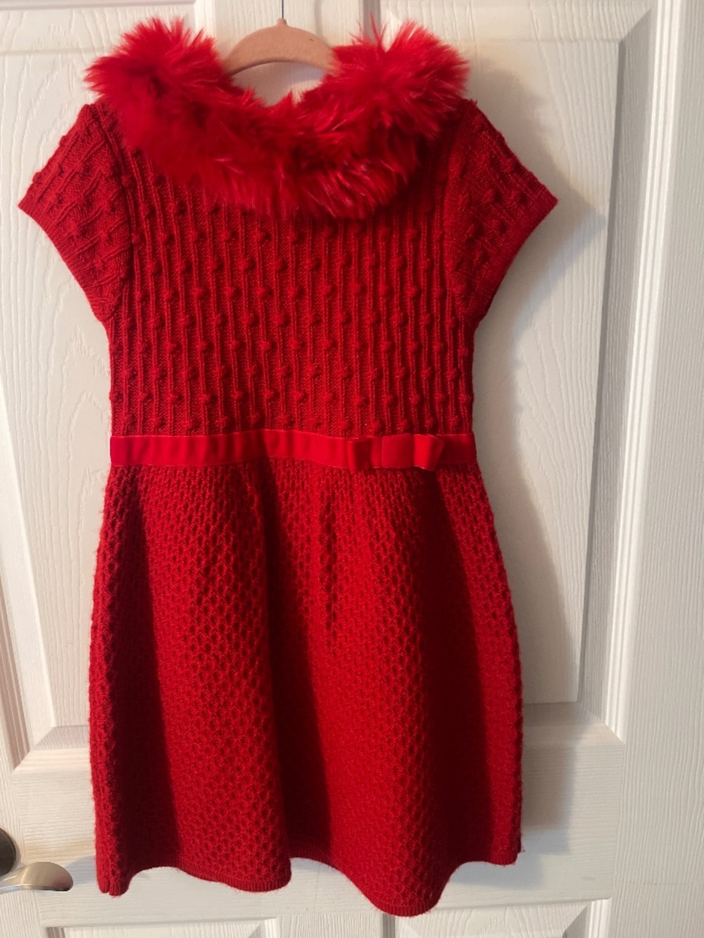 Red holiday dress